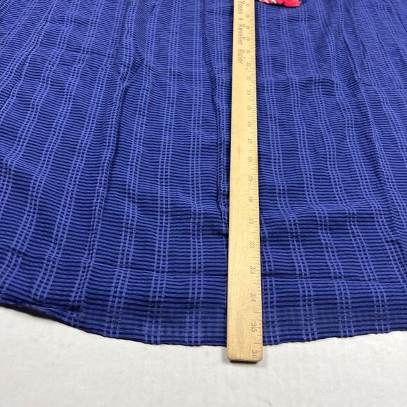 Anthropologie Conditions Apply Dress Small Blue Peasant Boho Tassel Sleeve Tunic - Picture 6 of 13